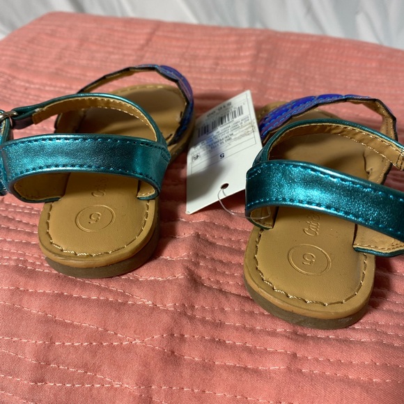 Toddler Cat & Jack sandals, size 5, blue - Picture 6 of 6